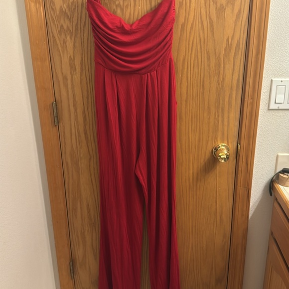 Punk owl red jumpsuit size large - Picture 4 of 5